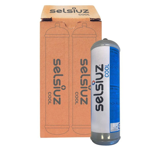 CO 2 | koolzuur patroon 2stuks - navulling - voor de Selsiuz Bruiskraan.