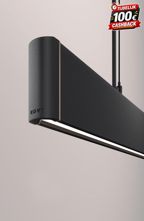 Jansen & de Bont / Novy - Pendant - Mineral Black - Alle Afmetingen - P4 - Nieuwste versie 2026 met Gesture Control