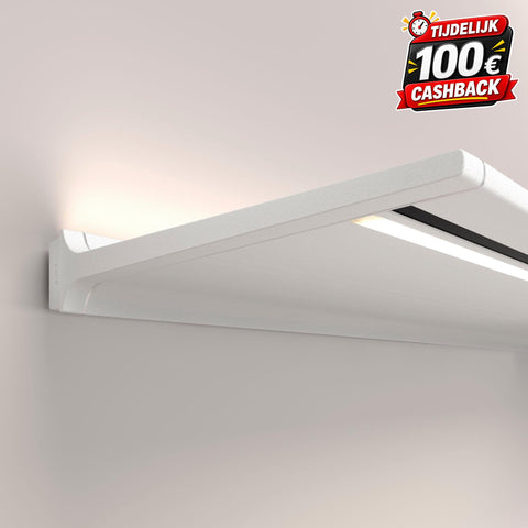 Novy - Shelf Pro - Mineral White - Alle Afmetingen - P4 - Nieuwste versie 2026 met Gesture Control