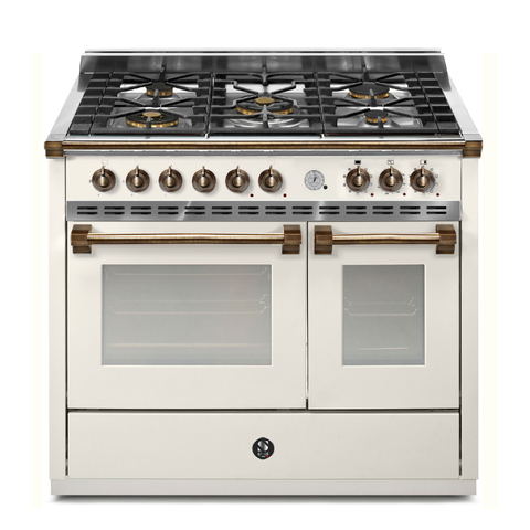 Steel Cucine Gasfornuis Ascot Pulse 100cm – Inox, Mat Antraciet of Mat Wit | AP10FF-4M