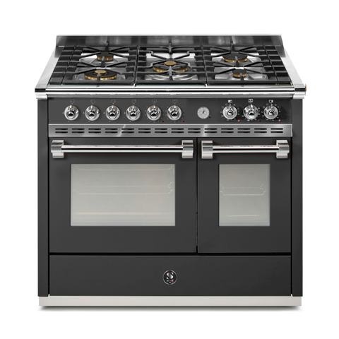 Steel Cucine Gasfornuis Ascot Pulse 100cm – Inox, Mat Antraciet of Mat Wit | AP10FF-4M