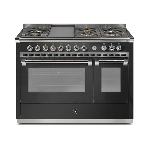 Steel Cucine Gasfornuis Ascot Pulse 120cm – Inox, Mat Antraciet of Mat Wit | AP12FF-4TM