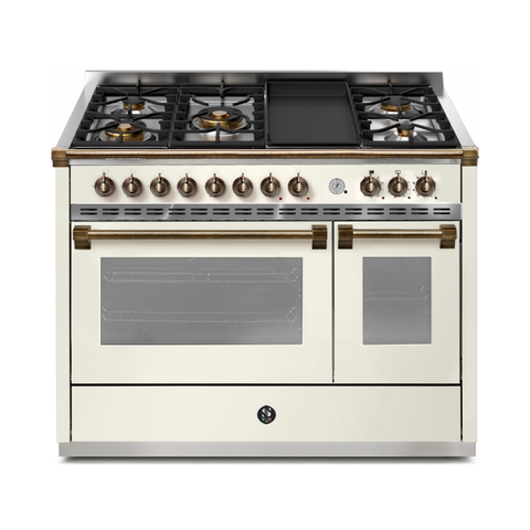 Steel Cucine Gasfornuis Ascot Pulse 120cm – Inox, Mat Antraciet of Mat Wit | AP12FF-4TM