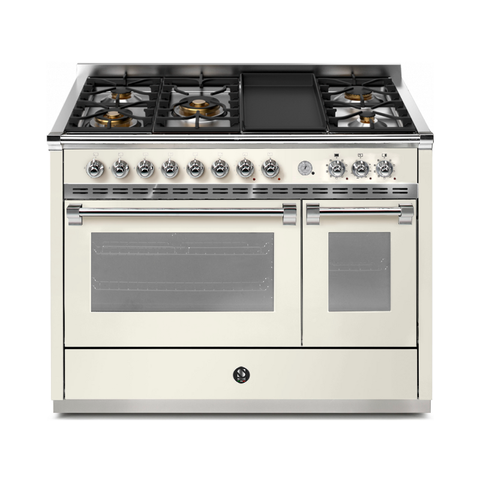 Steel Cucine Gasfornuis Ascot Pulse 120cm – Inox, Mat Antraciet of Mat Wit | AP12FF-4TM