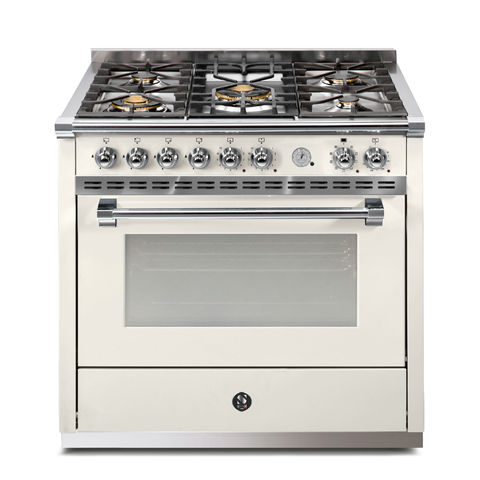 Steel Cucine Gasfornuis Ascot Pulse 90cm – Inox, Mat Antraciet of Mat Wit | AP9F-4M