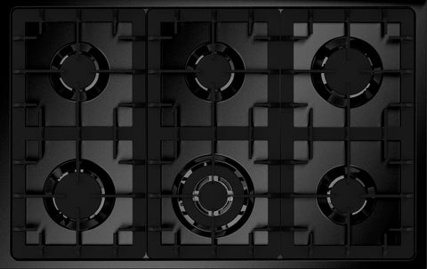 Steel Cucine Gasfornuis Enfasi Pulse 90 cm – Inox of Nero Fumo | EP9F-6