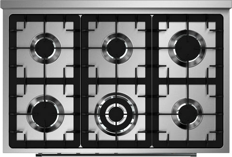 Steel Cucine Gasfornuis Enfasi Pulse 90 cm – Inox of Nero Fumo | EP9F-6