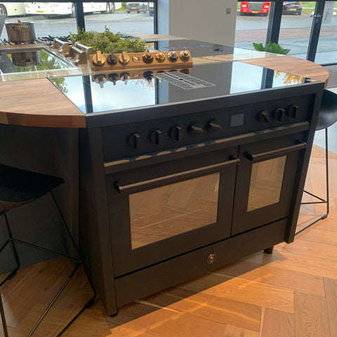 Steel Fornuis Enfasi Mistral 100 | Met Kookveldafzuiging | EQ10FF-4FIKW | Model 2025