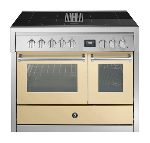 Steel Cucine Inductie fornuis Genesi Mistral 100cm | Met kookveldafzuiging | GQ10SF-4FIKW | Model 2026