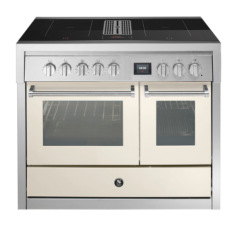 Steel Cucine Inductie fornuis Genesi Mistral 100cm | Met kookveldafzuiging | GQ10SF-4FIKW | Model 2026