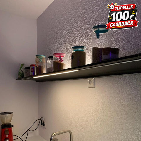 Novy - Shelf - Mineral Black - Alle Afmetingen - P4 - Nieuwste versie 2026 met Gesture Control