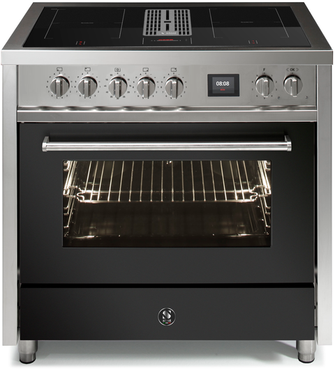 Steel Fornuis Enfasi Mistral 90 | Met Kookveldafzuiging | EQ9F-4FIK | Showroommodel