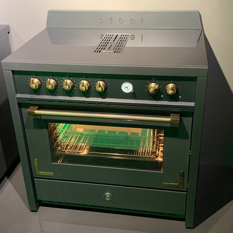 Steel fornuis Oxford Mistral 90 - Inductie fornuis | X9F-4FIKW