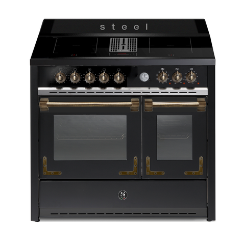 Steel fornuis Oxford Mistral 100 - Inductie fornuis | X10FF-4FIKW