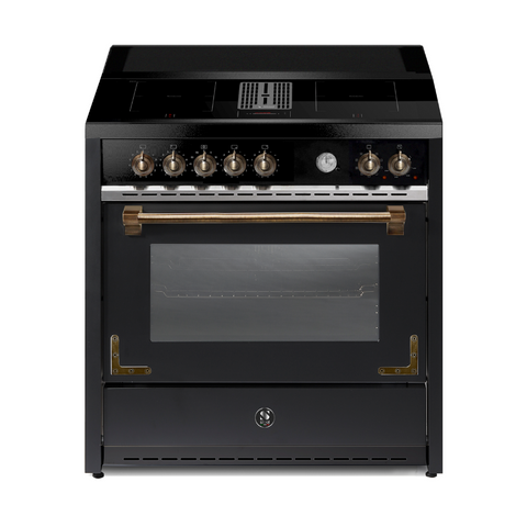 Steel fornuis Oxford Mistral 90 - Inductie fornuis | X9F-4FIKW