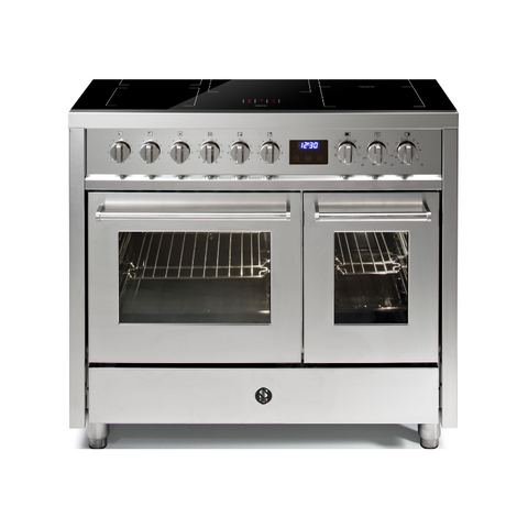 Steel Fornuis Enfasi 100 All Black - inductie fornuis | EP10FF-5FIW-NF PULSE| Model 2025