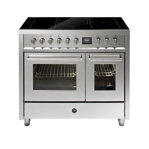 Steel Fornuis Enfasi 100 - inductie fornuis | EQ10FF-5FIW SS | Model 2025