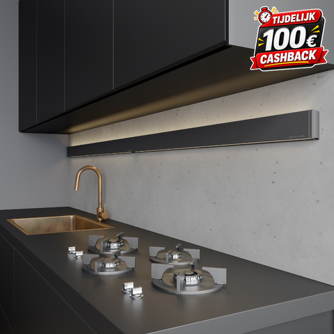 Jansen & De Bont / Novy - Wall - Mineral Black - Alle Afmetingen - P4 - Nieuwste versie 2026 met Gesture Control