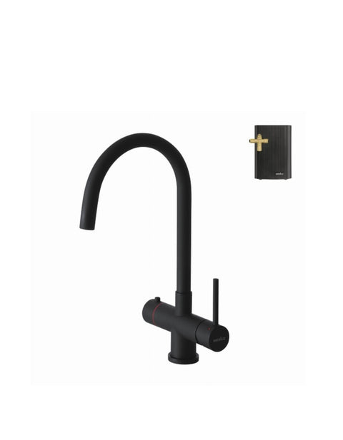 Selsiuz 351208 Push & Turn 3-in-1 Rond Sturdy Black & Boiler Combi (Extra)