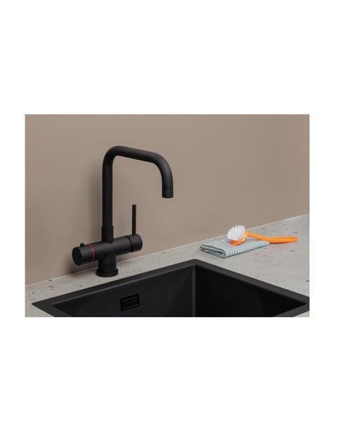 Selsiuz 351220 Push & Turn 3-in-1 Haaks Sturdy Black Zwart met Combi (Extra) boiler