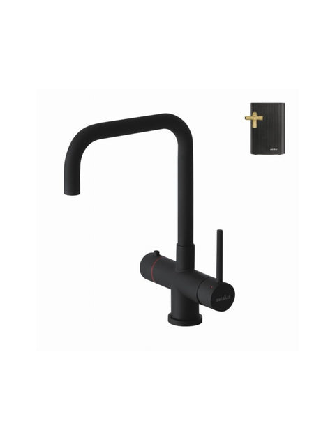 Selsiuz 351220 Push & Turn 3-in-1 Haaks Sturdy Black Zwart met Combi (Extra) boiler