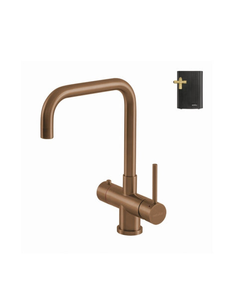 Selsiuz 351222 Push & Turn 3-in-1 Haaks Copper Koper met Combi (Extra) Boiler