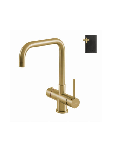 Selsiuz 351223 Push & Turn 3-in-1 Haaks Gold Goud met Combi (Extra) Boiler