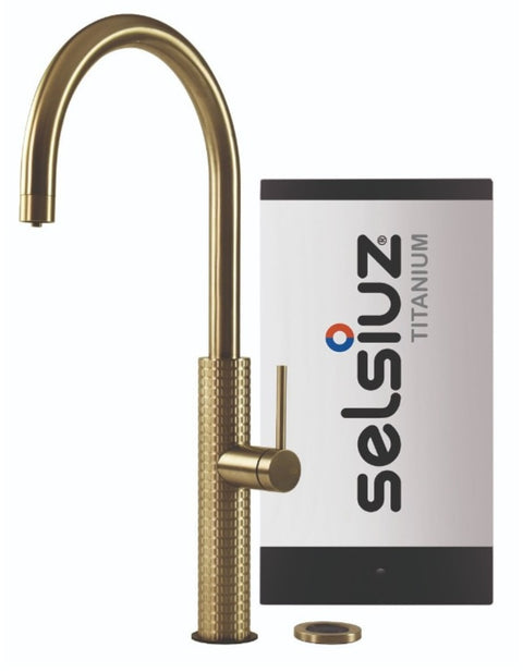 Selsiuz by Gessi 3 in 1 Gold / Goud 350365  met TITANIUM Single boiler