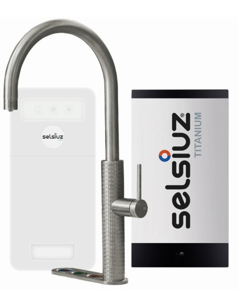 Selsiuz by Gessi 5 in 1 RVS 350371 met TITANIUM Single boiler en Cooler