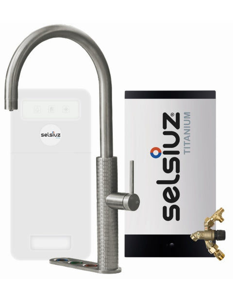 Selsiuz by Gessi 5 in 1 RVS350373  met TITANIUM Combi (Extra) boiler en Cooler
