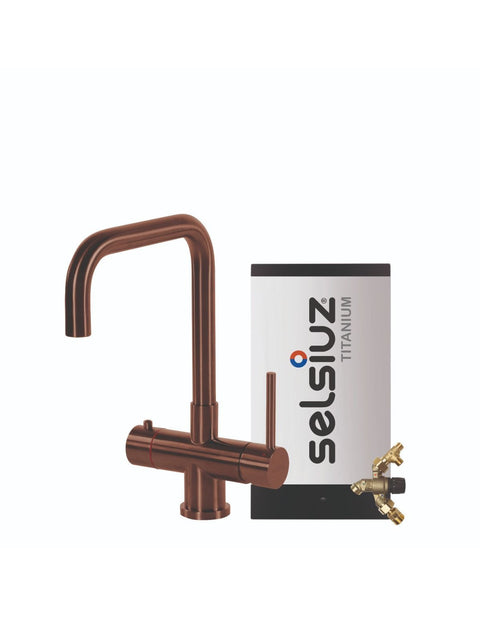 Selsiuz Haaks Copper / Koper met TITANIUM Combi (Extra) boiler - 350292