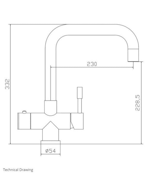 Selsiuz Haaks Gold / Goud met TITANIUM Combi (Extra) boiler - 350293