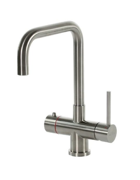 Selsiuz Haaks RVS (Inox) 350290 kokend water kraan met TITANIUM Combi (Extra) boiler