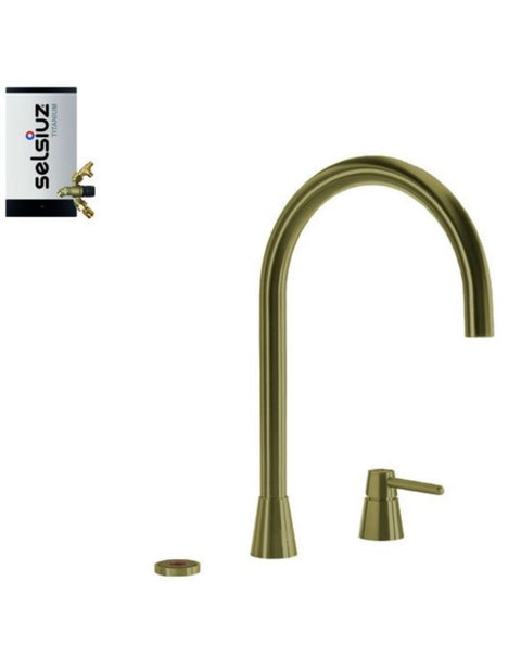Selsiuz Osiris Cone Counter 3-in-1 Gold / Goud met TITANIUM Combi (Extra) boiler - 350463