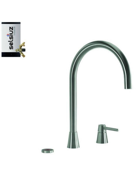 Selsiuz Osiris Cone Counter 3-in-1 RVS met TITANIUM Combi (Extra) boiler - 350445