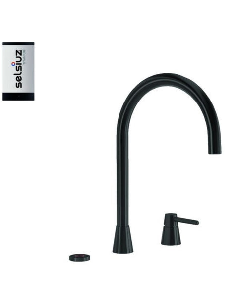 Selsiuz Osiris Cone Counter 3-in-1 Gun Metal Zwart met TITANIUM Single boiler - 350455