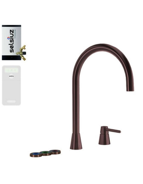 Selsiuz Osiris Cone Counter 5-in-1 Copper / Koper met TITANIUM Combi (Extra) boiler en Cooler - 350475