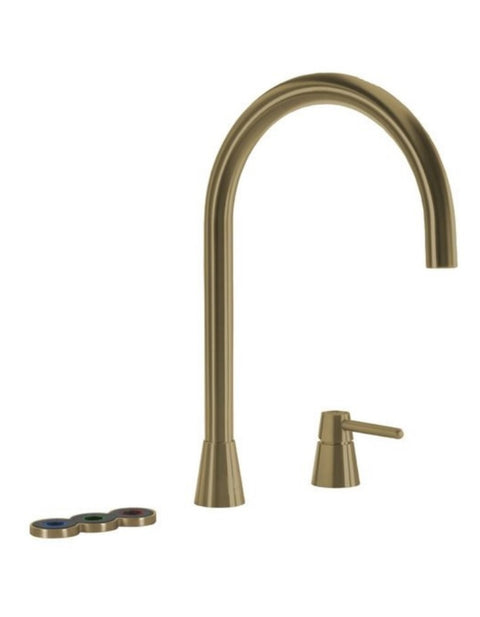 Selsiuz Osiris Cone Counter 5-in-1 Gold / Goud met TITANIUM Combi (Extra) boiler en Cooler - 350487