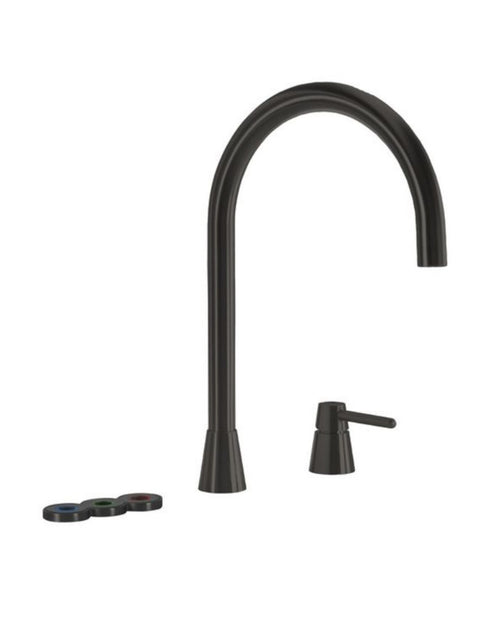 Selsiuz Osiris Cone Counter 5-in-1 Gun Metal Zwart met TITANIUM Single boiler en Cooler - 350479