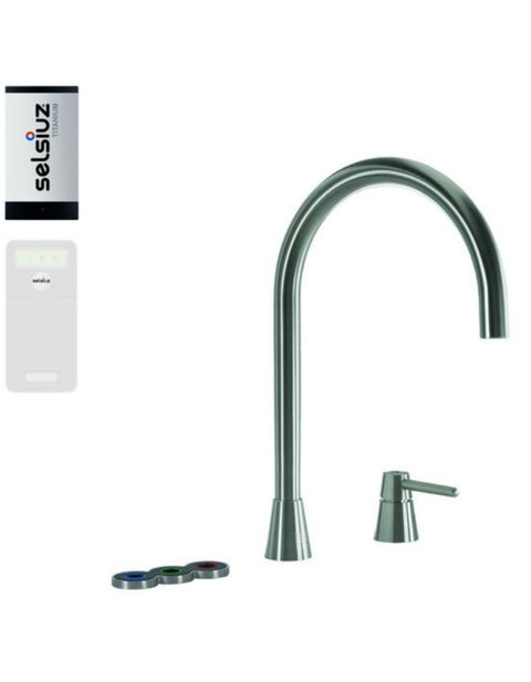 Selsiuz Osiris Cone Counter 5-in-1 RVS met TITANIUM Single boiler en Cooler - 350467