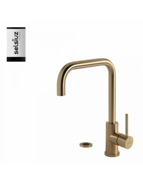 Selsiuz Push Haaks Gold / Goud met TITANIUM Single boiler - 350649