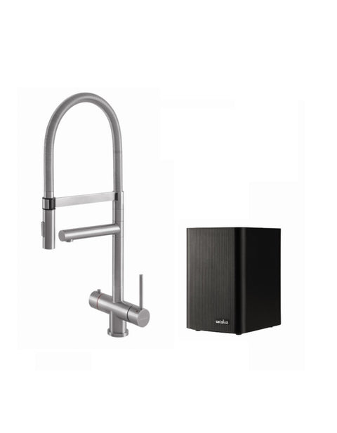 Selsiuz Push & Turn 351224 3-in-1 XL Inox (RVS) met Single Boiler
