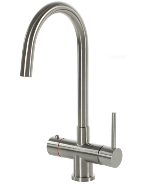 Selsiuz Rond RVS (Inox) met TITANIUM Combi (Extra) boiler - 350285