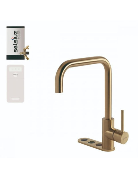 Selsiuz Unlimited 5-in-1 Haaks Gold / Goud met TITANIUM Combi (Extra) boiler en Cooler - 350595