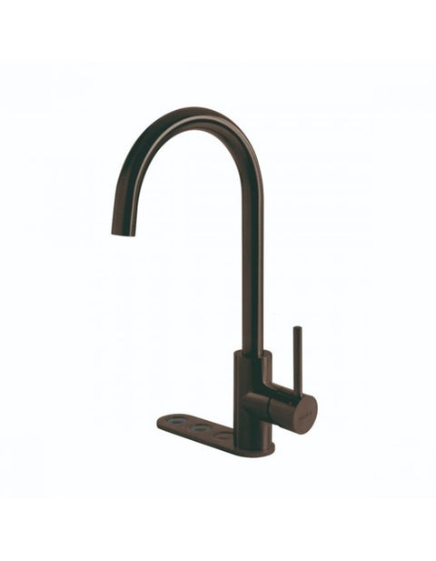 Selsiuz Unlimited 5-in-1 Rond Gun Metal Zwart met TITANIUM Combi (Extra) boiler en Cooler - 350499