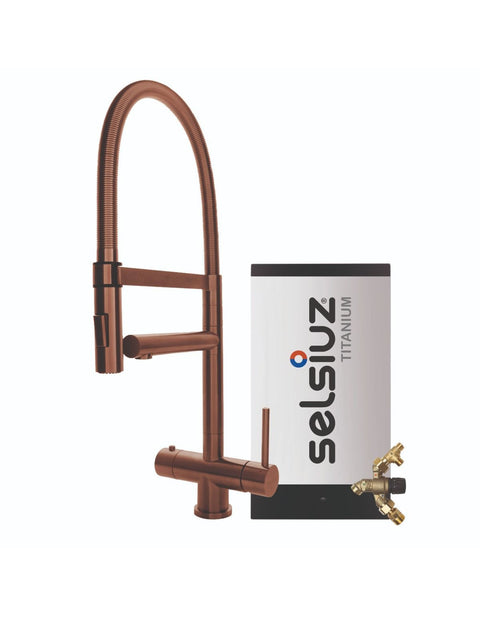 Selsiuz XL Copper / Koper met TITANIUM Combi (Extra) boiler - 350296