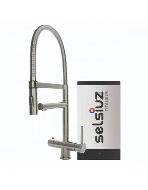 Selsiuz XL RVS (Inox) met TITANIUM Single boiler - 350266