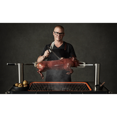Houtskool barbecue Hub van Everdure by Heston Blumenthal met elektrische ontsteking. My Cool Kitchen is premium specialist in Everdure by Heston Blumenthal.