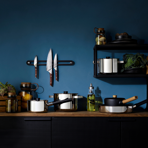 Aluminium & eikenhouten sauspan of sauteerpan van Eva Solo kopen. My Cool Kitchen is premium specialist in Eva Solo.