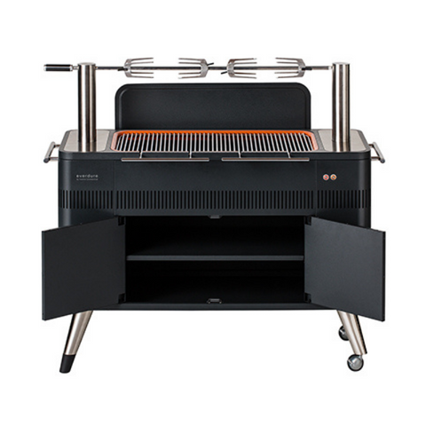 Houtskool barbecue Hub van Everdure by Heston Blumenthal met elektrische ontsteking. My Cool Kitchen is premium specialist in Everdure by Heston Blumenthal.